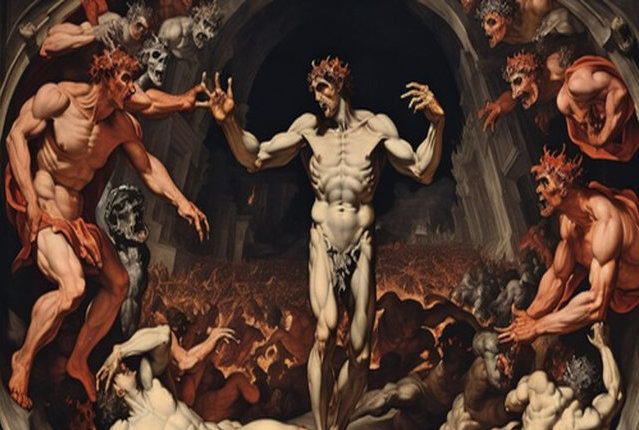 Ein Ausschnitt aus Dantes Inferno